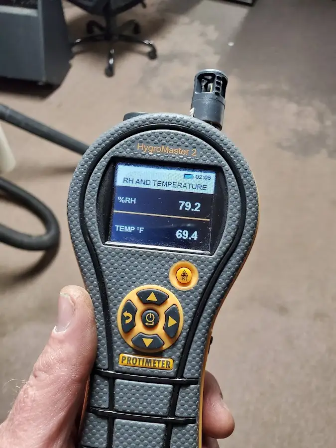 Moisture meter humidity assessment for Fire & Smoke Damage Restoration in White Knoll
